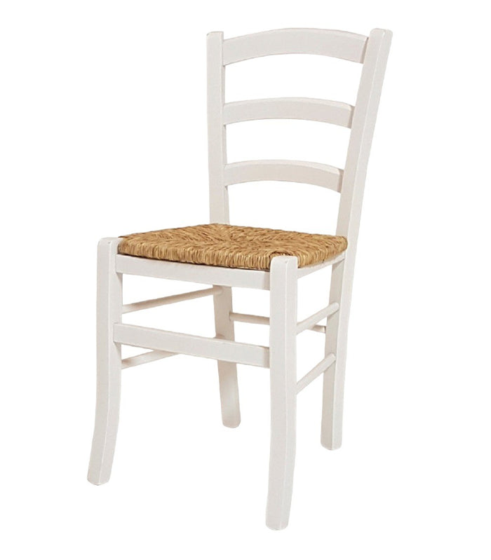 Set 8 pezzi sedia campagnola legno/paglia - Mobili 2G