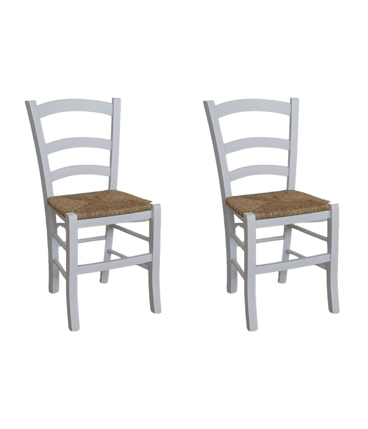 Set 2 sedie campagnola legno/paglia laccata minimo ordine 2 pezzi (1007) - Mobili 2G