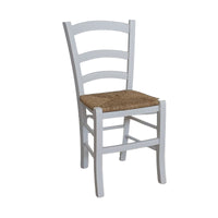 Set 2 sedie campagnola legno/paglia laccata minimo ordine 2 pezzi (1007) - Mobili 2G