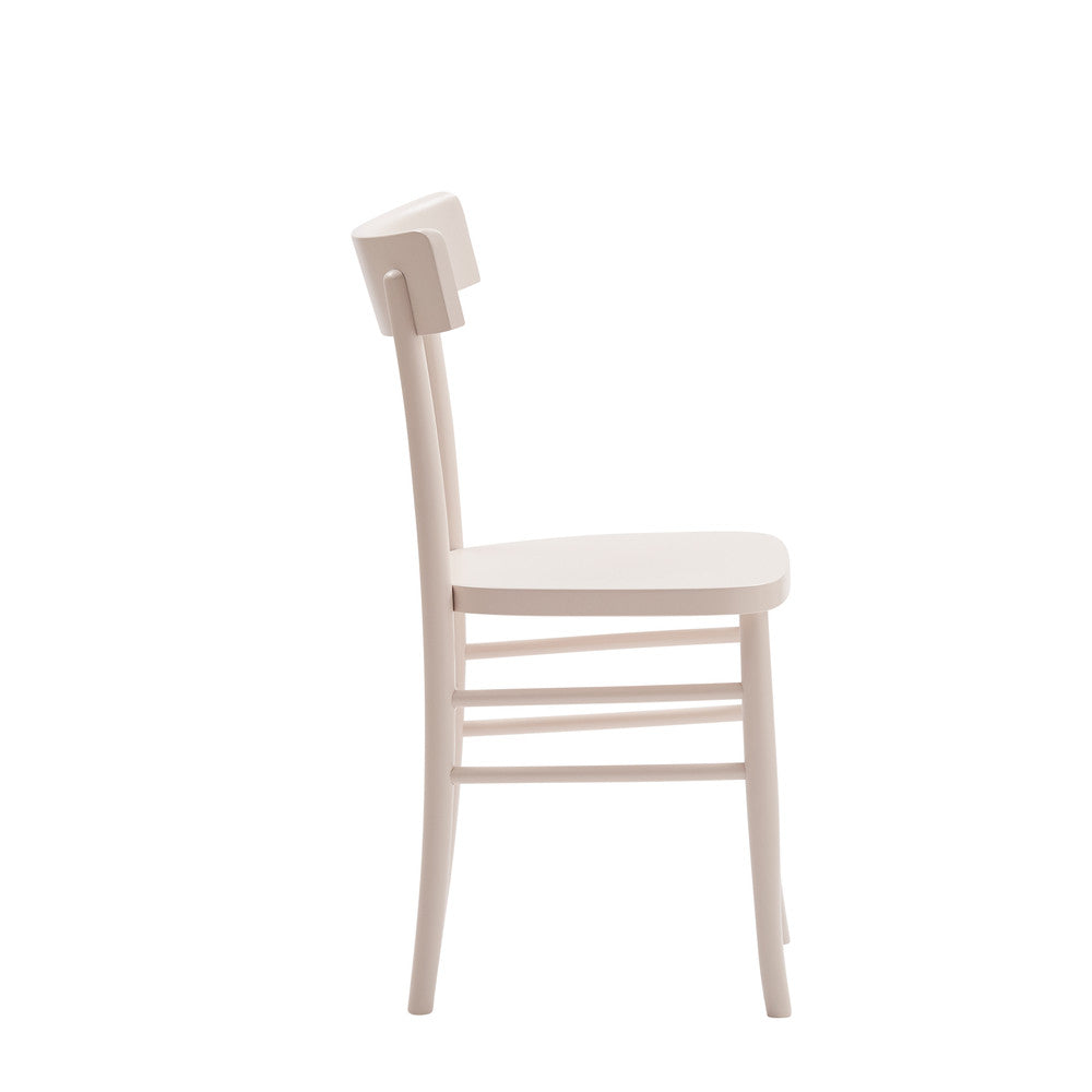 Set 2 sedie shabby chic in legno rosa seduta legno - Mobili 2G