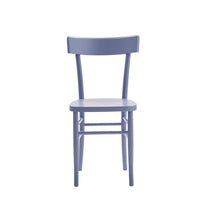Set 2 sedie shabby chic in legno blu seduta legno - Mobili 2G