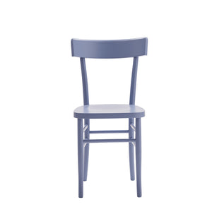 Set 2 sedie shabby chic in legno blu seduta legno - Mobili 2G