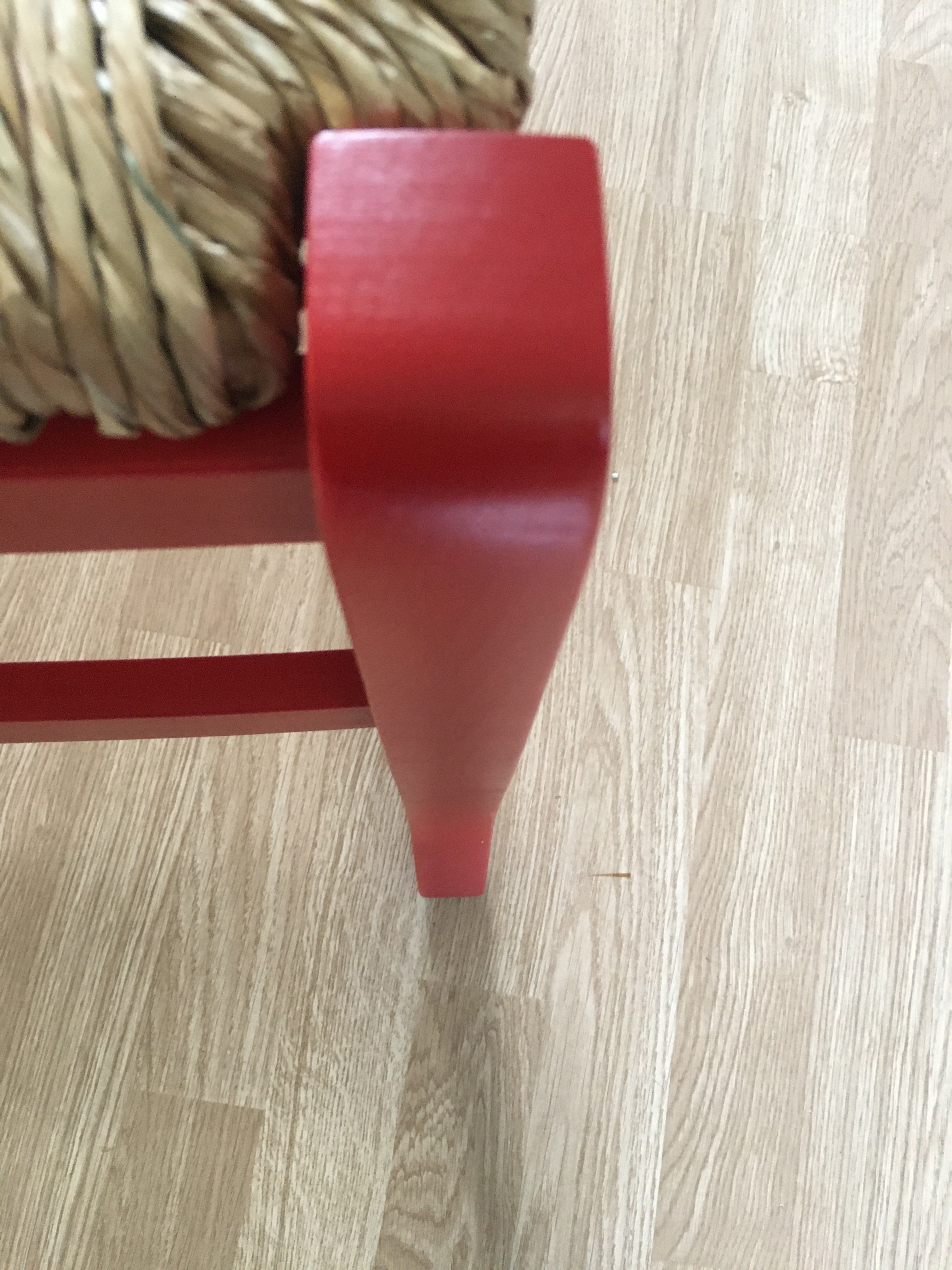 Set 02 sedie in legno massello finitura anilina rossa/paglia - Mobili 2G