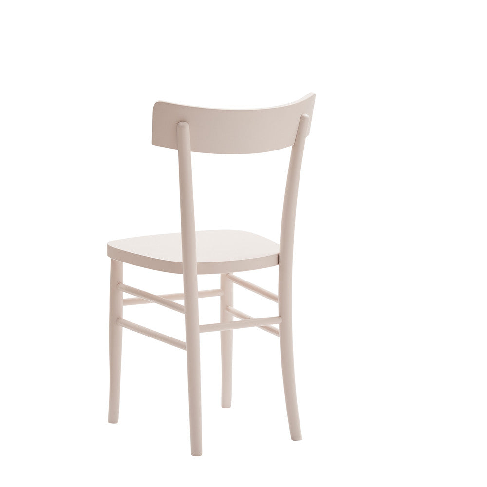 Set 2 sedie shabby chic in legno rosa seduta legno - Mobili 2G