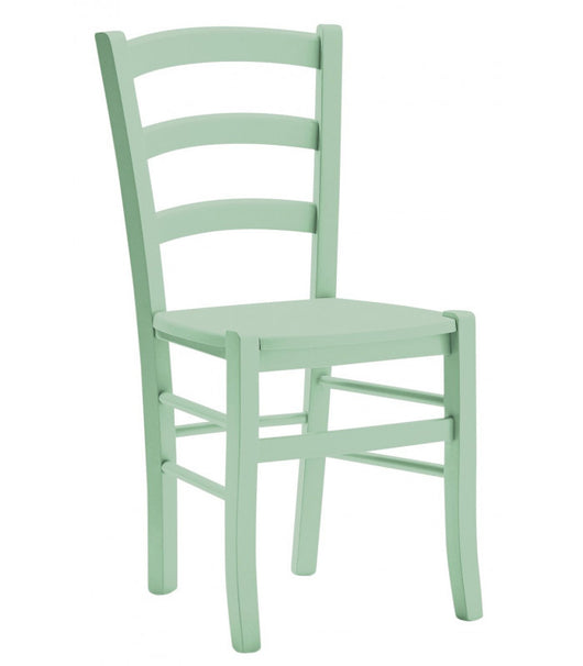 Set 2 sedie shabby in legno laccato verde seduta legno - Mobili 2G