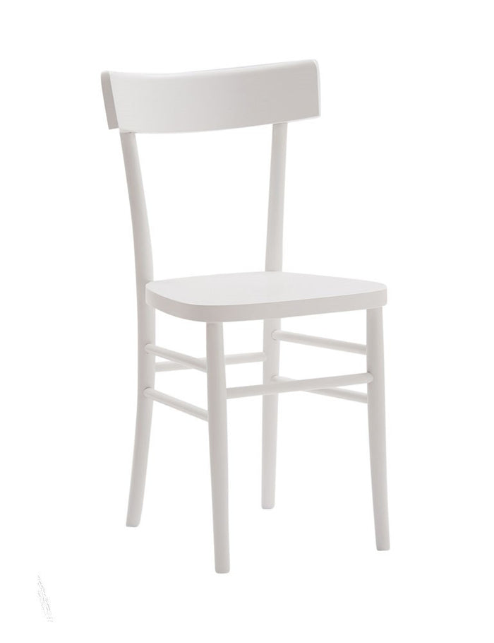 Set 2 sedie shabby chic in legno bianco seduta legno