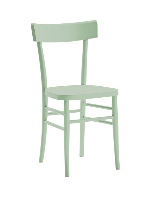 Set 2 sedie shabby chic in legno verde seduta legno - Mobili 2G