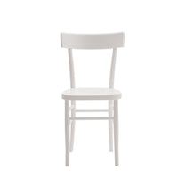 Set 2 sedie shabby chic in legno bianco seduta legno