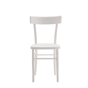 Set 2 sedie shabby chic in legno bianco seduta legno