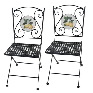 MOSAICO LEMON Coppia di sedie