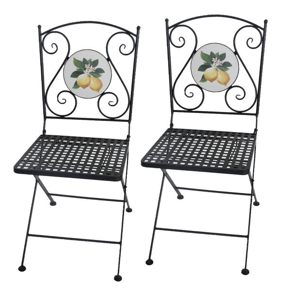 MOSAICO LEMON Coppia di sedie