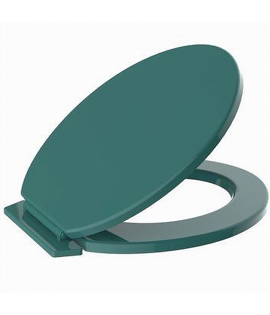 Sedile Coprivaso Wc Water Copriwater Bagno In Pvc Universale Verde Scuro 59024         