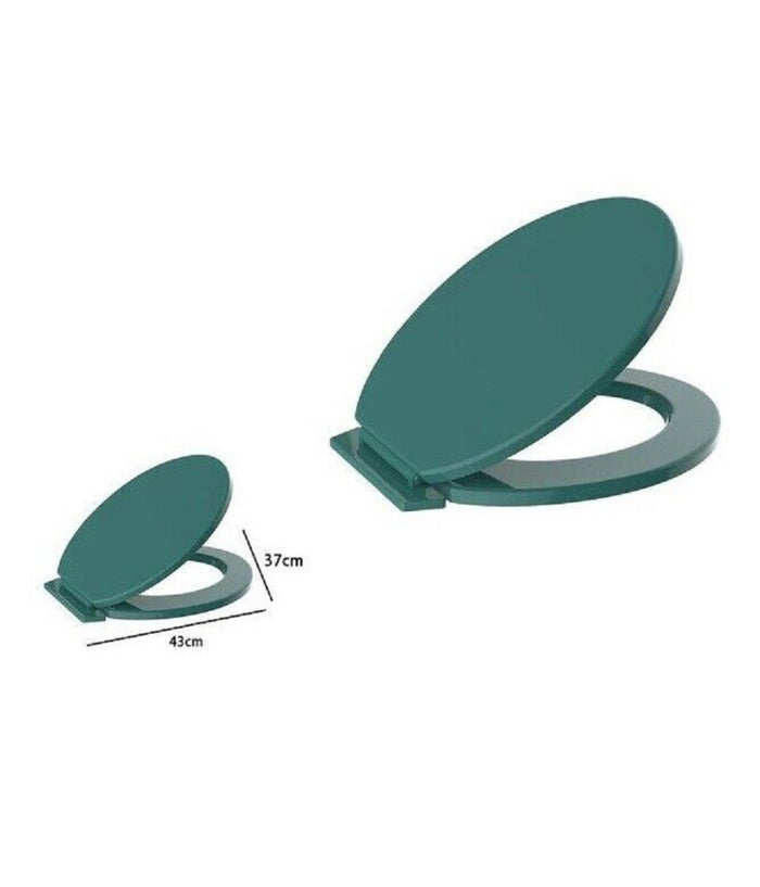 Sedile Coprivaso Wc Water Copriwater Bagno In Pvc Universale Verde Scuro 59024         