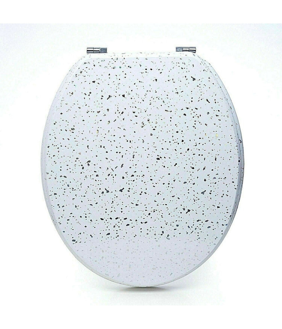 Sedile Copriwater Universale Per Bagno Copri Wc Water In Legno 18" Mod. 52997         3,5