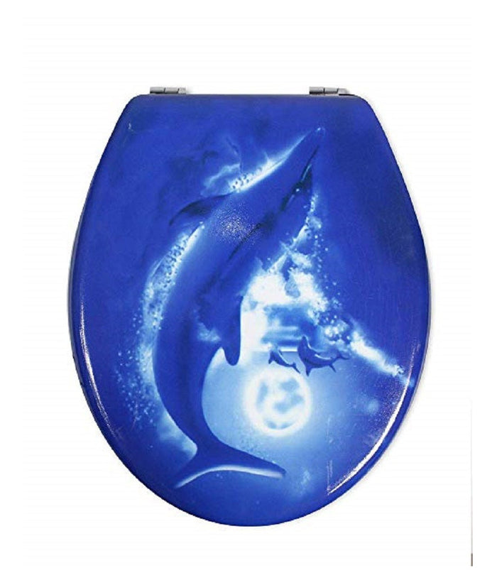 Sedile Copriwater Universale Per Bagno Copri Wc Water In Legno Delfino         3,5
