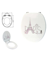 Sedile Copriwater Universale Per Bagno Copri Wc Water In Legno Mdf 19" 87098         3,5