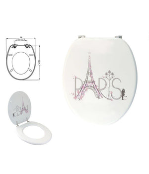 Sedile Copriwater Universale Per Bagno Copri Wc Water In Legno Mdf 19" 87098         3,5