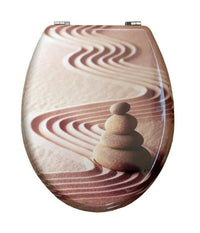 Sedile Copriwater Universale Per Bagno Copri Wc Water In Legno Mod. 52733         3,5