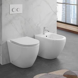 Sedile originale per wc Comoda sgancio rapido e chiusura soft-close