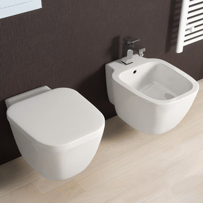 Sedile originale Rak serie One modello avvolgente bianco lucido