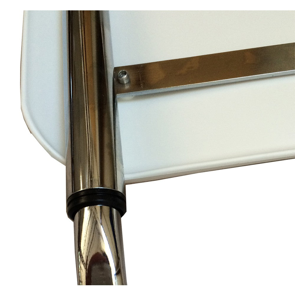 Sedile per vasca con schienale regolabile in polipropilene portata 120 kg