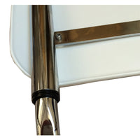 Sedile per vasca con schienale regolabile in polipropilene portata 120 kg