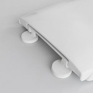 Sedile wc compatibile per sanitari Rak serie Karla in termoindurente bianco