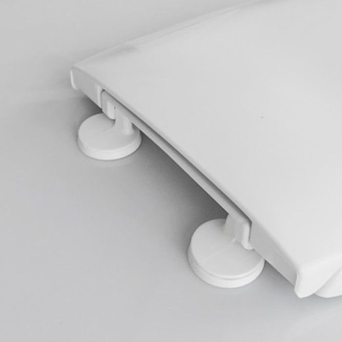 Sedile wc compatibile per sanitari Rak serie Karla in termoindurente bianco