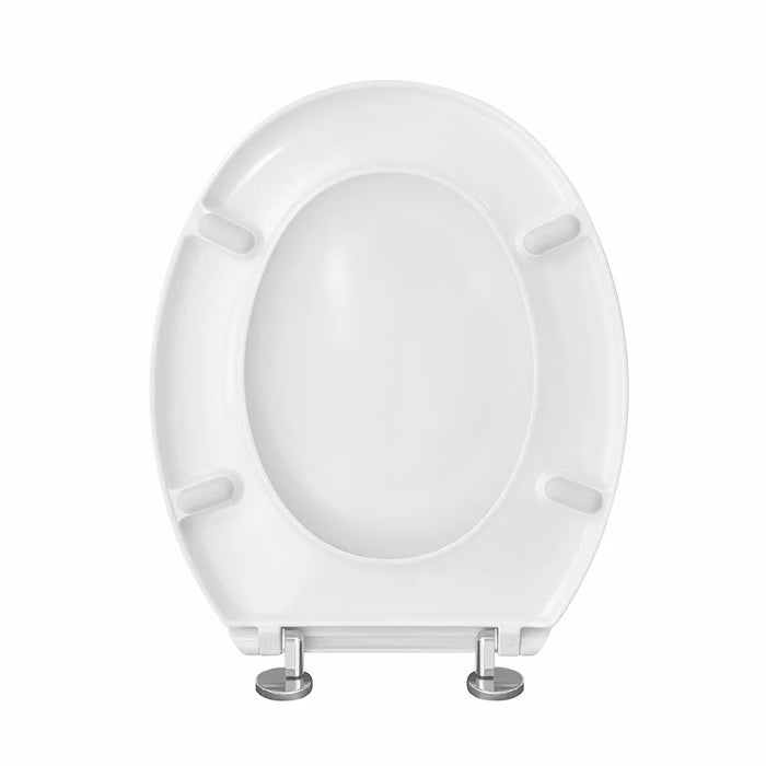 Sedile wc dedicato Incea serie Iside con chiusura rallentata e sgancio rapido