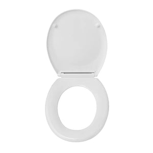 Sedile wc dedicato Nero Ceramica serie Iceberg rallentato con sgancio rapido