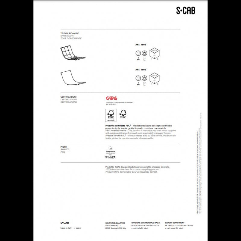 SEDUTA DRESS CODE GLAM PER INDOOR MADE IN ITALY SCAB DESIGN