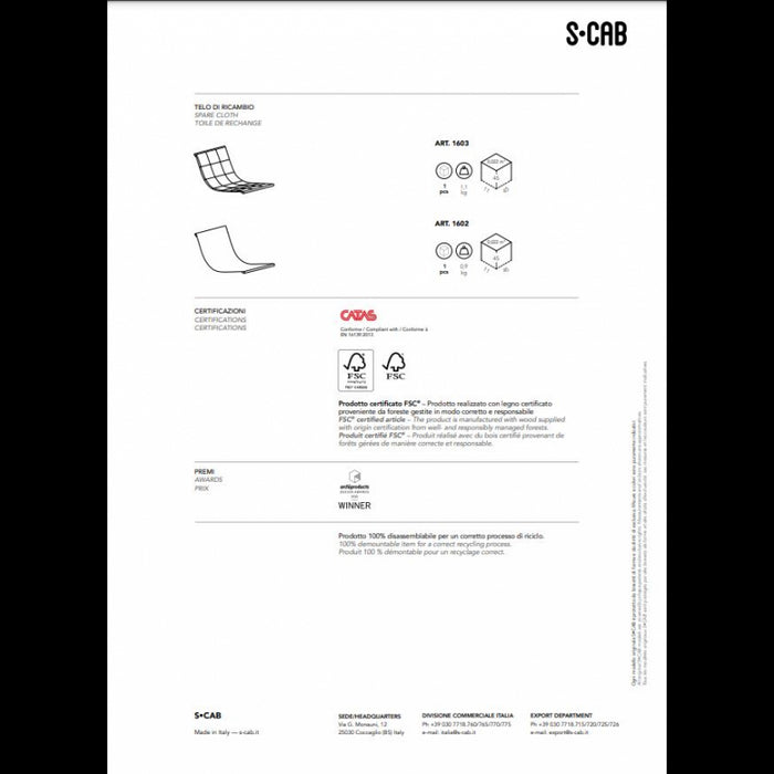 SEDUTA DRESS CODE GLAM PER INDOOR MADE IN ITALY SCAB DESIGN