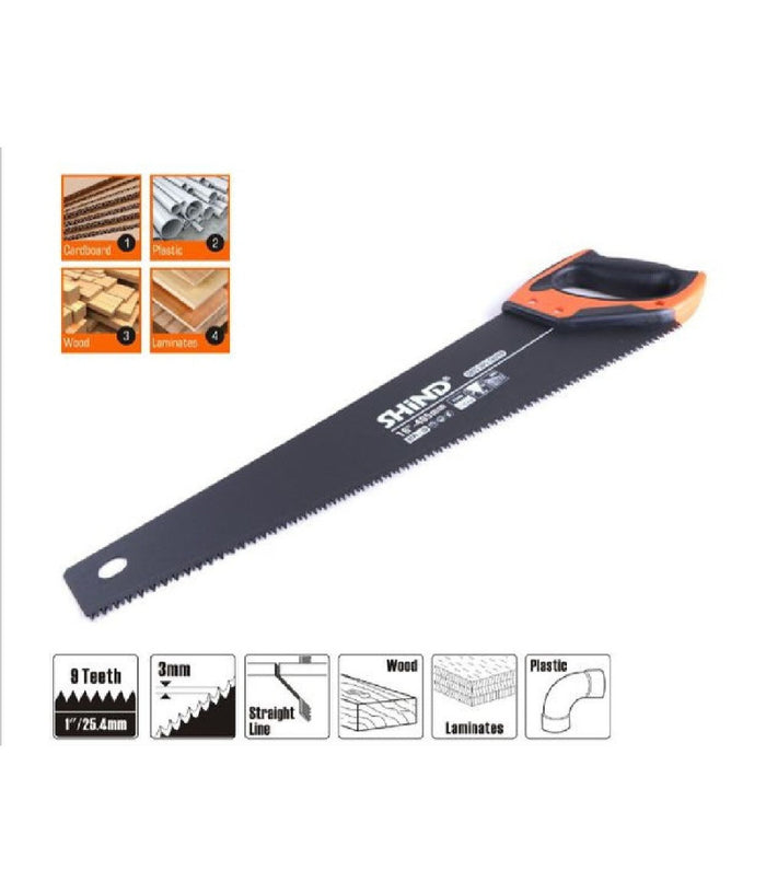 Sega Segaccio Per Legno Plastica Laminati Cartone 16" 40cm Seghetto A Mano 94907         