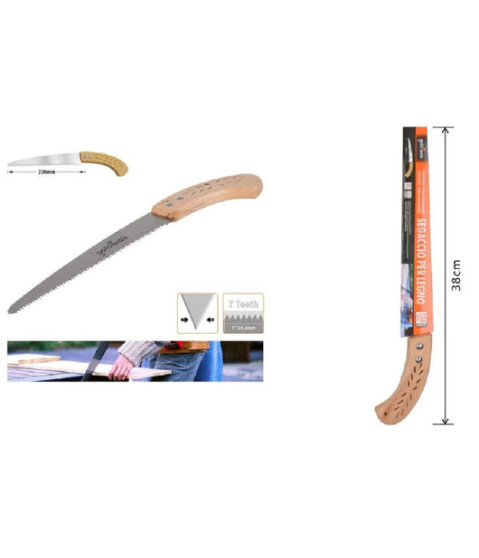 Sega Segaccio Seghetto 230mm Per Legno Potatura Giardino Giardinaggio 38cm 90111         