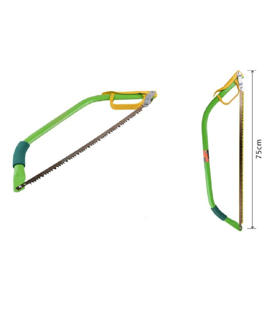 Sega Seghetto Ad Arco Archetto A Mano In Acciaio 75cm 30" Segaccio Taglio 90183         