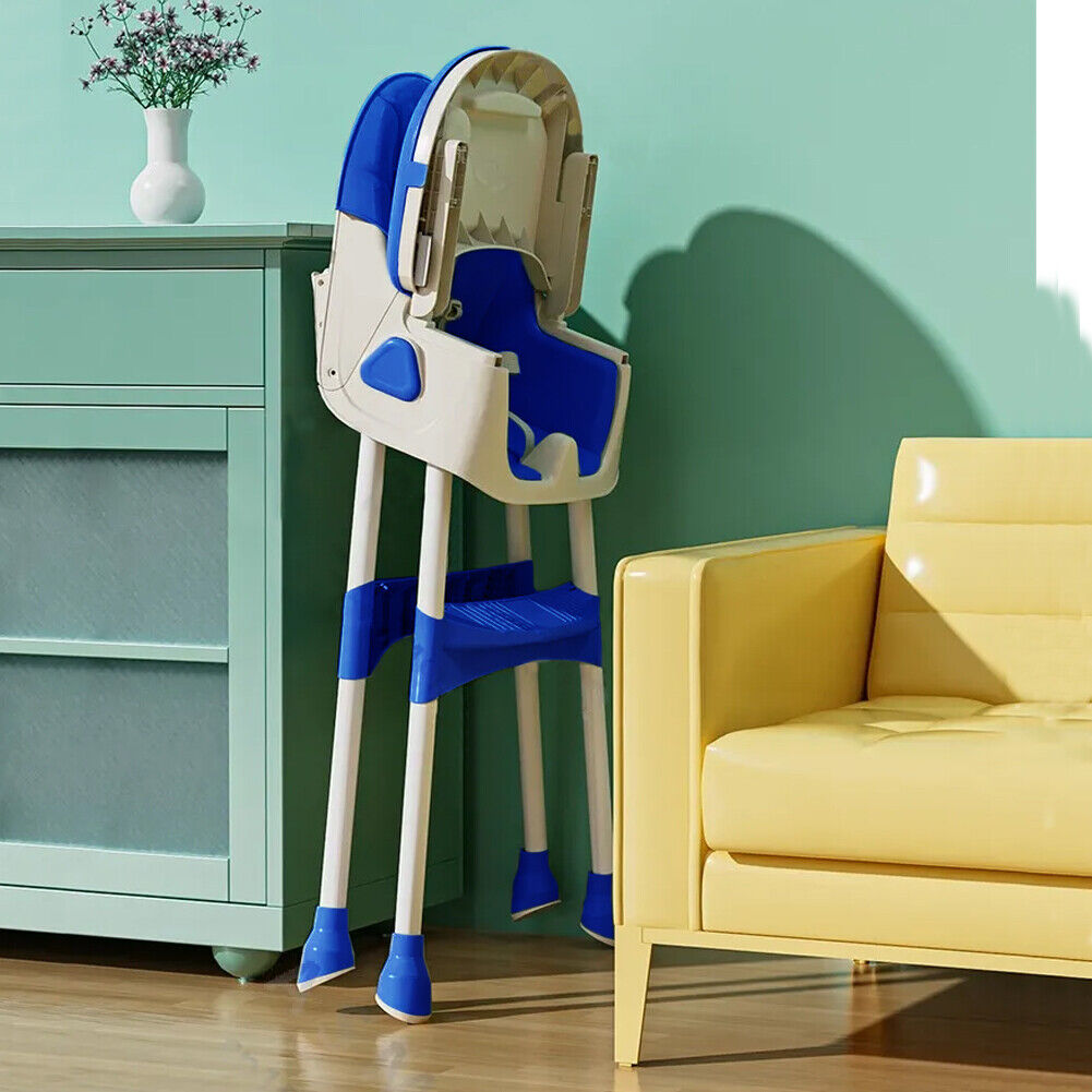 Seggiolone Pappa Wizy Pro 3 in 1 da 0 - 36 Mesi Evolutivo con Chiusura Salvaspazio-Blu