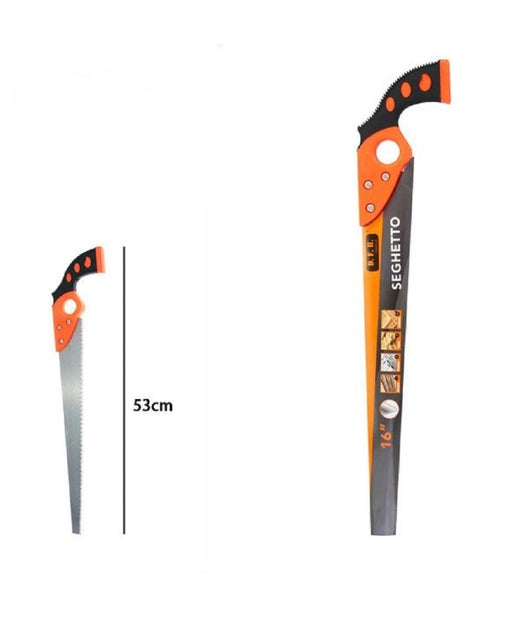 Seghetto Sega Segaccio 16â€³ 53cm Acciaio Per Potatura Giardino Giardinaggio 07969         