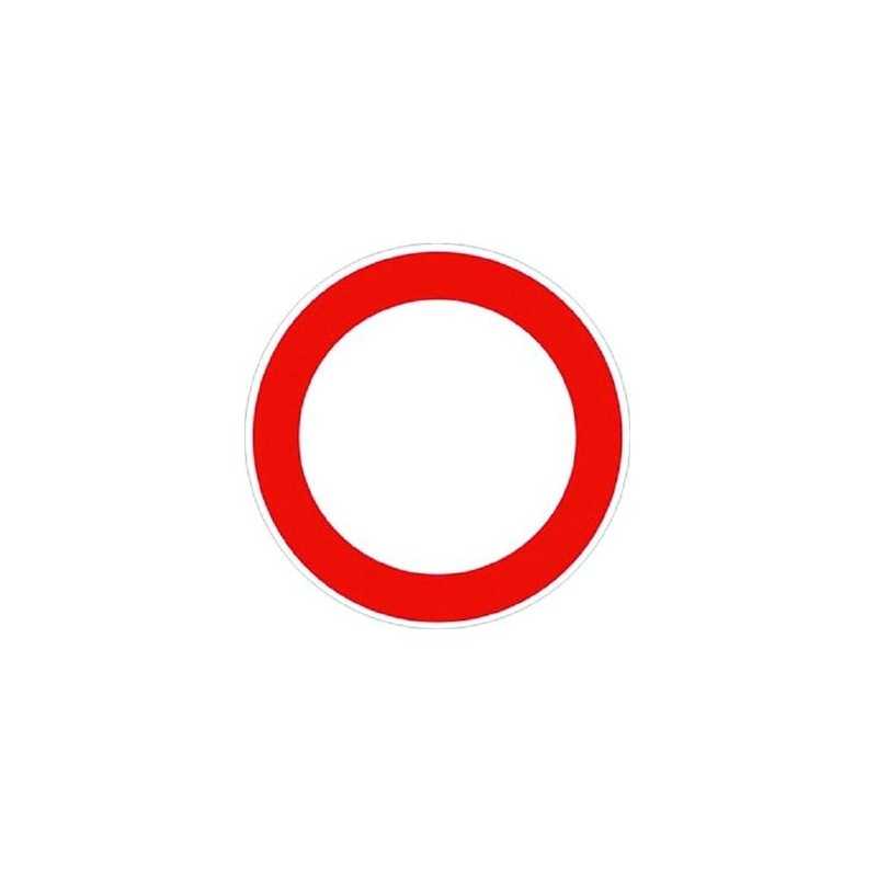 Segnali Stradali divieto divieto di Transito Fig. 46