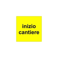 Segnali Stradali Temporanei inizio Cantiere Fig. S316