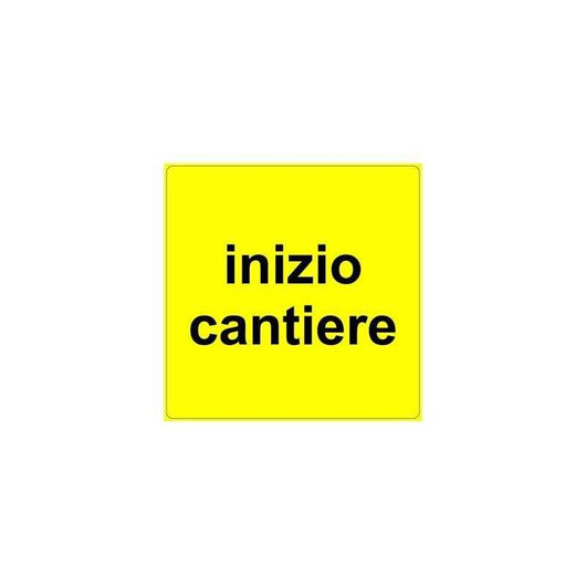 Segnali Stradali Temporanei inizio Cantiere Fig. S316