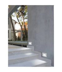 Segnapasso A Led 3w Faretto Applique Bianco Luce Fredda Calda Naturale Ip65 Es49  -bianco Freddo      -