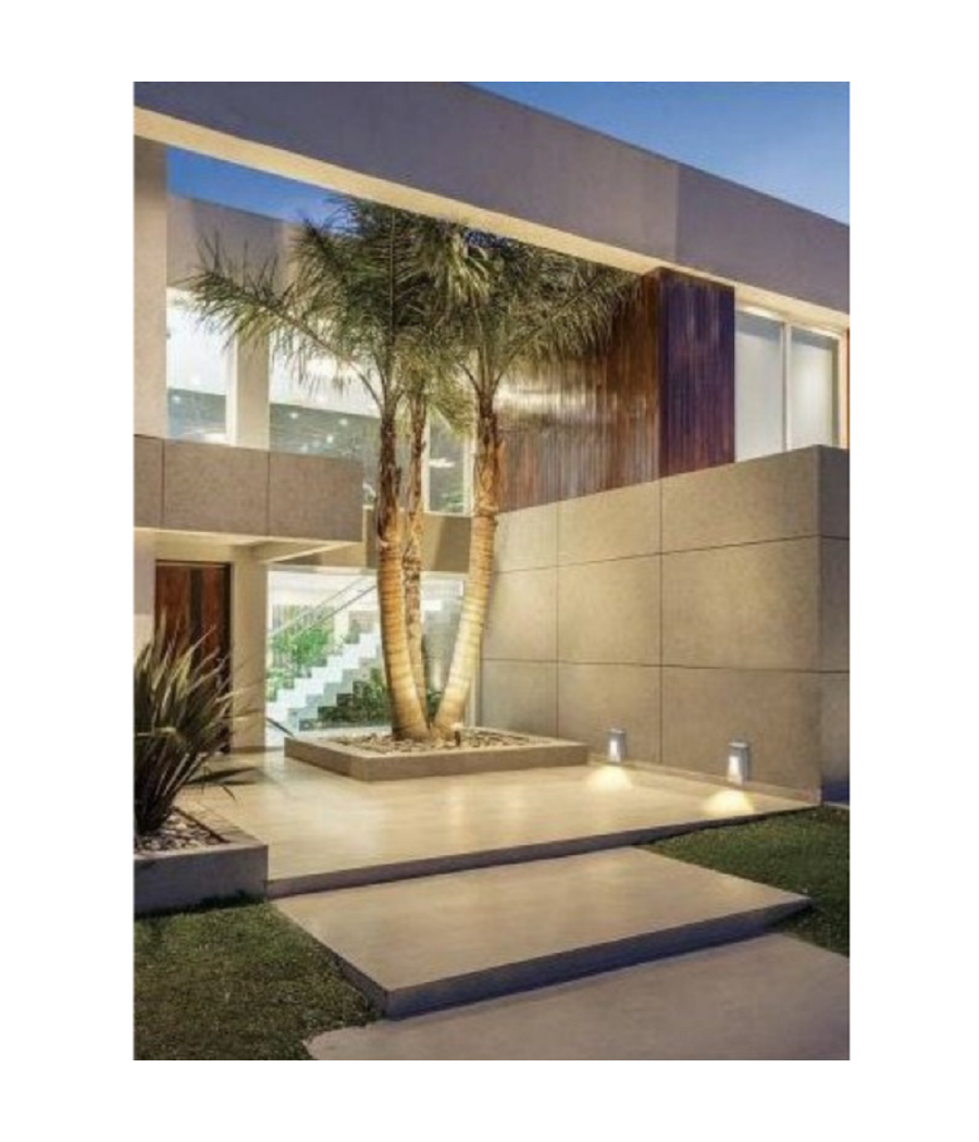 Segnapasso Da Esterno Faretto 12 Watt Ip65 Bianco Luce 6500k 4000k 3000k Es62  -bianco Caldo      -