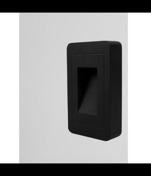 Segnapasso Da Esterno Faretto 12 Watt Ip65 Nero Luce Calda Fredda Naturale Es62         