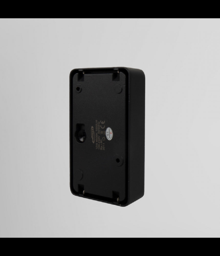 Segnapasso Da Esterno Faretto 12 Watt Ip65 Nero Luce Calda Fredda Naturale Es62         