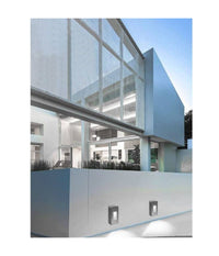 Segnapasso Da Esterno Faretto 12 Watt Ip65 Grigio Luce Calda Fredda Es62         