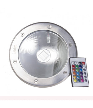 Segnapasso Faretto Calpestabile Led Cob Rgb 30w Ip65 2700 Lumen Con Telecomando         