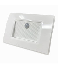 Segnapasso Placca Bianca Muro Sensore Movimento Pir 1,3w Cassetta 503 Xggyd-001b         