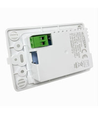 Segnapasso Placca Nera Muro Sensore Movimento Pir 1,3 W Cassetta 503 Xggyd-001n  -bianco Caldo      -