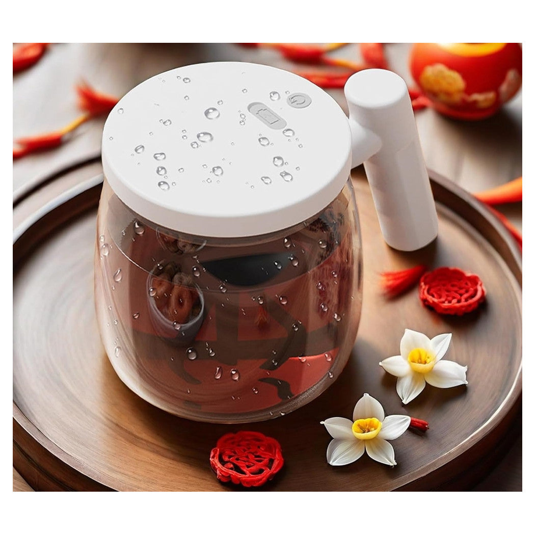 Trade Shop - Self Stirring Mug 400ml Tazza Automescolante Automatica Per Caffè Latte Tè Cioccolato         