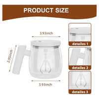 Trade Shop - Self Stirring Mug 400ml Tazza Automescolante Automatica Per Caffè Latte Tè Cioccolato         
